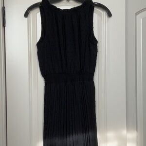 SHEIN Black Pleated Halter Maxi Dress
